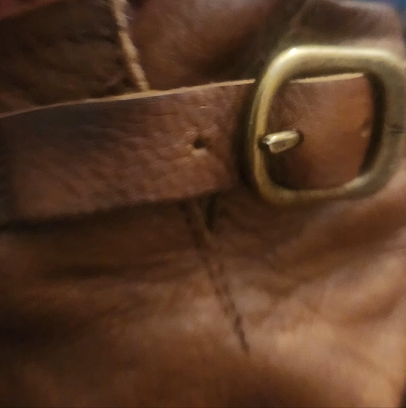 Frye Veronica Short Leather Cognac Boots Size 6.5 - Picture 10 of 11